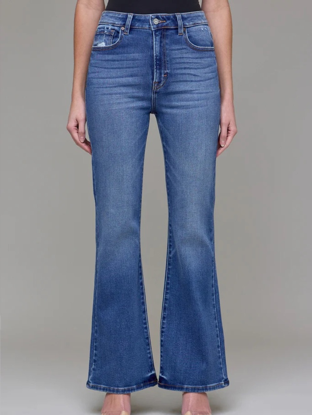 Hidden Jeans Happi Flare Stretch  Mid Rise Jeans Size 26